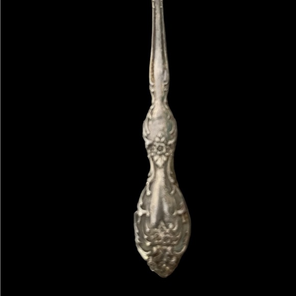 Vintage WM International Silverplate Ornate Serving Spoon Replacement - Picture 4 of 9